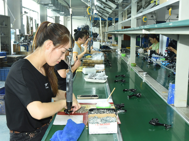 Assembly line workers